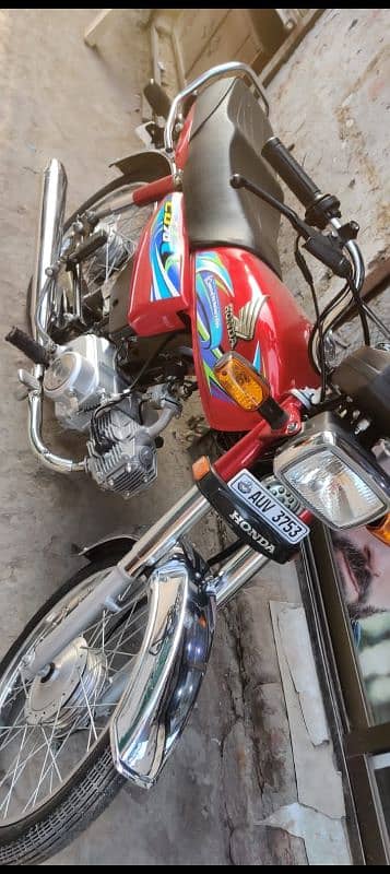 Honda CD 70 | Red Color | Brand New Bike 0