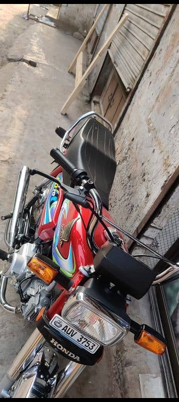 Honda CD 70 | Red Color | Brand New Bike 1