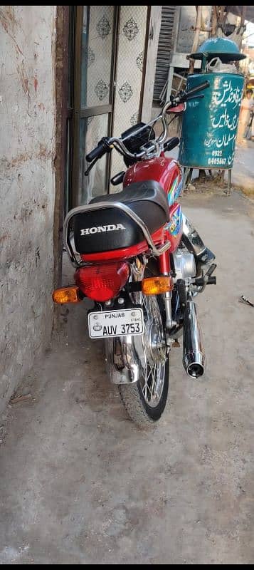 Honda CD 70 | Red Color | Brand New Bike 4