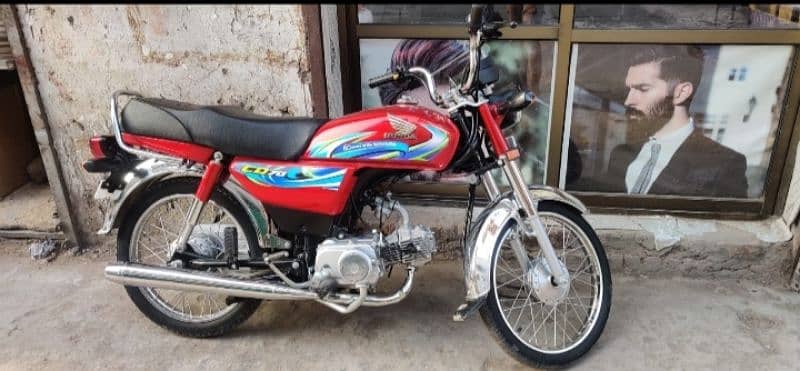 Honda CD 70 | Red Color | Brand New Bike 5