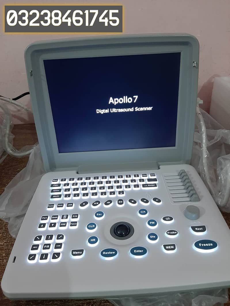 Brand new china Apollo 7 ultrasound machine with 1 year warranty 0