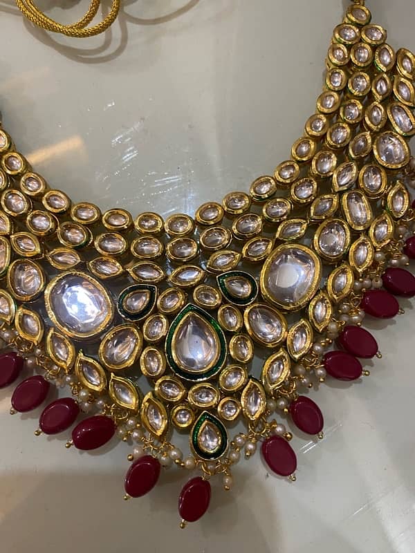 Gutka kundan bridal set 0