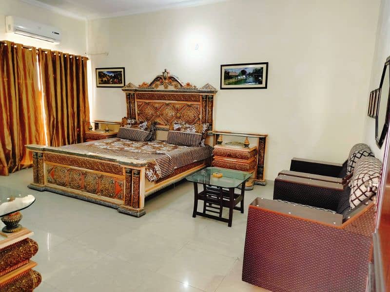 10 Marla Fully Furnished House For Short Stay!! Daily Rent 25K. 18