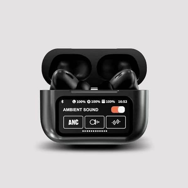 A9 Airpods Pro with Touch Screen Display Black Edition - Unique . . . 1