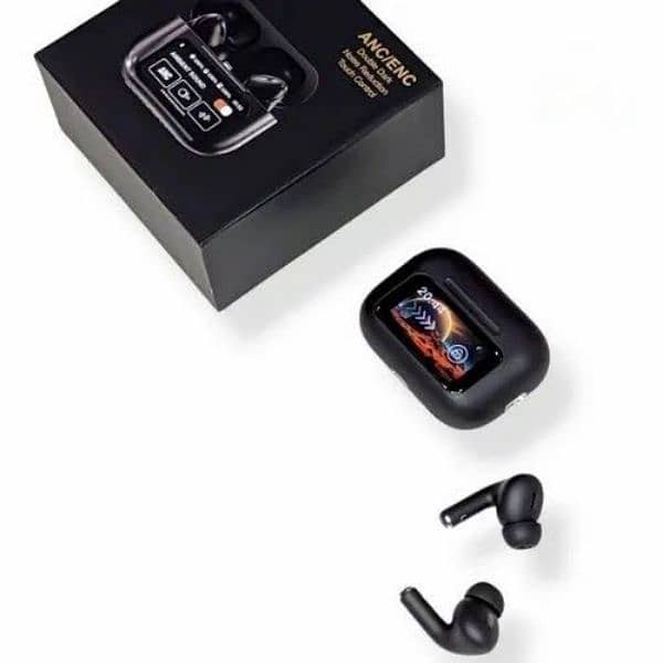 A9 Airpods Pro with Touch Screen Display Black Edition - Unique . . . 2