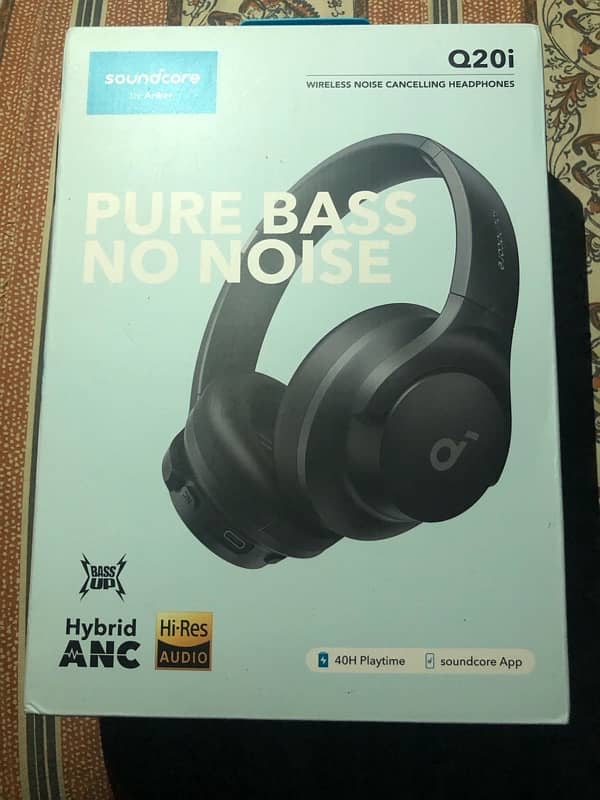 Soundcore by Anker Q20i Wireless Noise cancelling Headphones 0