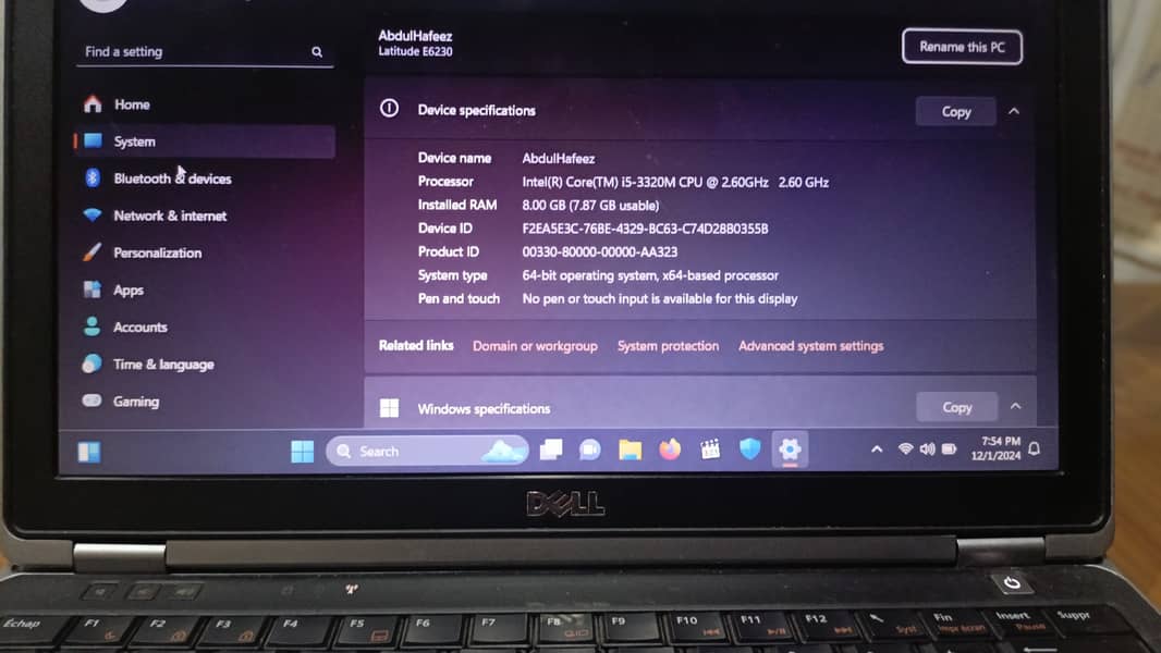 Dell Laptop Core i5 I 3rd Generation | 256SSD | 8GB RAM 1