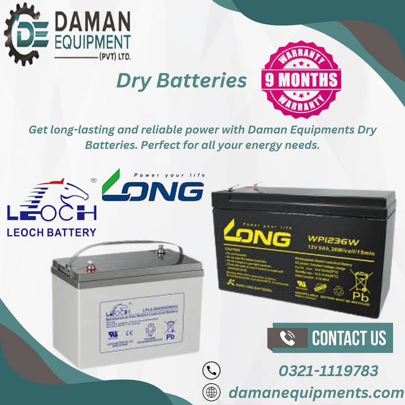 Long branded 26ah - Dry Batteries 0