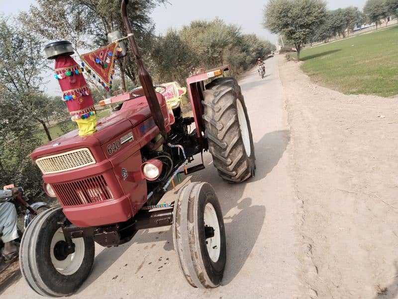 tractor Fiat 640 model 2021 number laga hua 75 hp 1