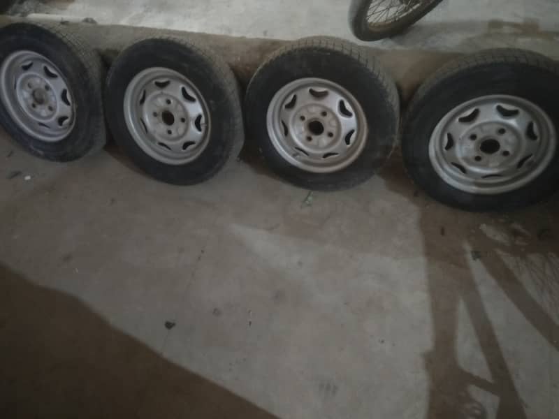 Suzuki Cultus New Tubeless Tyre 13 size Khyber Margalla Charade  Alto 2