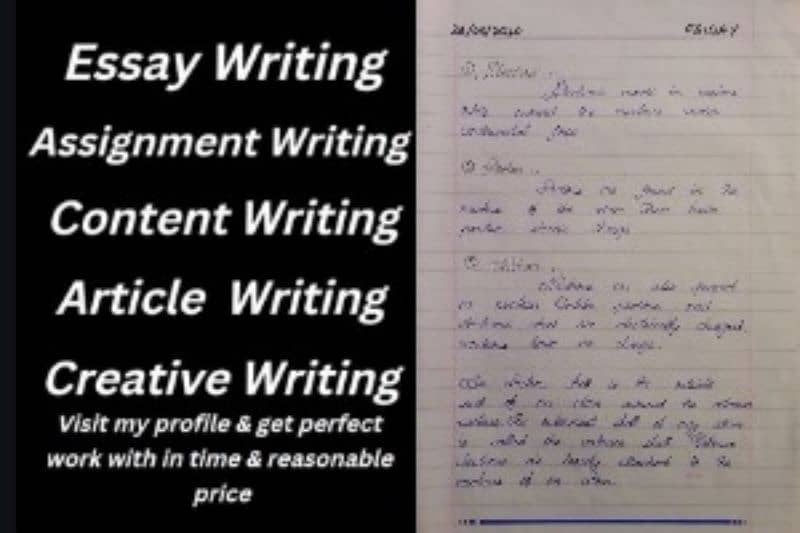 professional handwritting services for assingments & projects 0