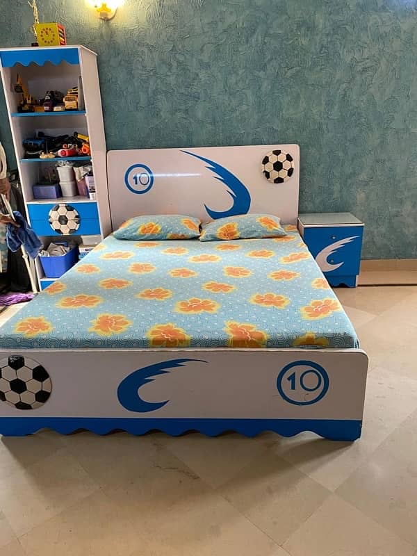 Kids Wooden Bed Set Complete 3