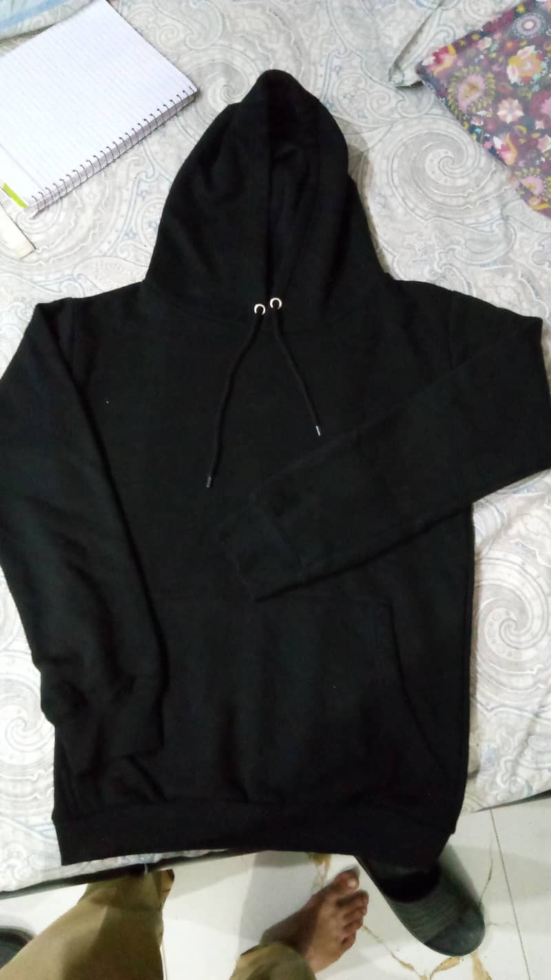 Hoodies available For Sale plain black 1