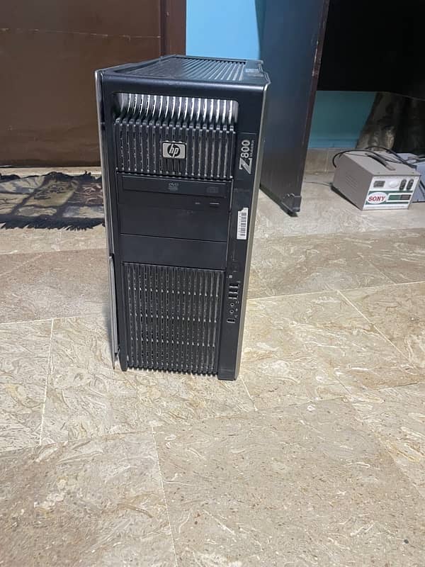 Gaming machine HP Z800 workstation - Xeon 5660x2 Two processors 2