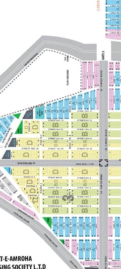 Lease Map Approve 240 Sq Yd Plot Sale In Saadi Town Block 3 Scheme 33 Karachi (1st Belt)