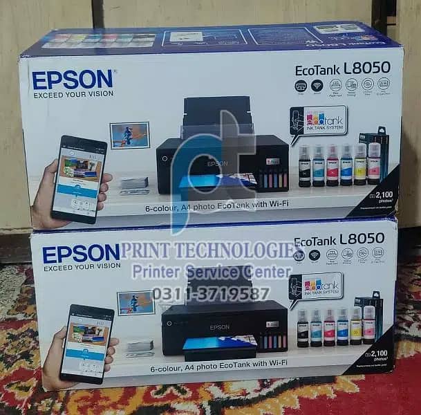 Epson L8050 L850 T60 L3250 L6190 Epson L805 New & Used Photo Printer 9