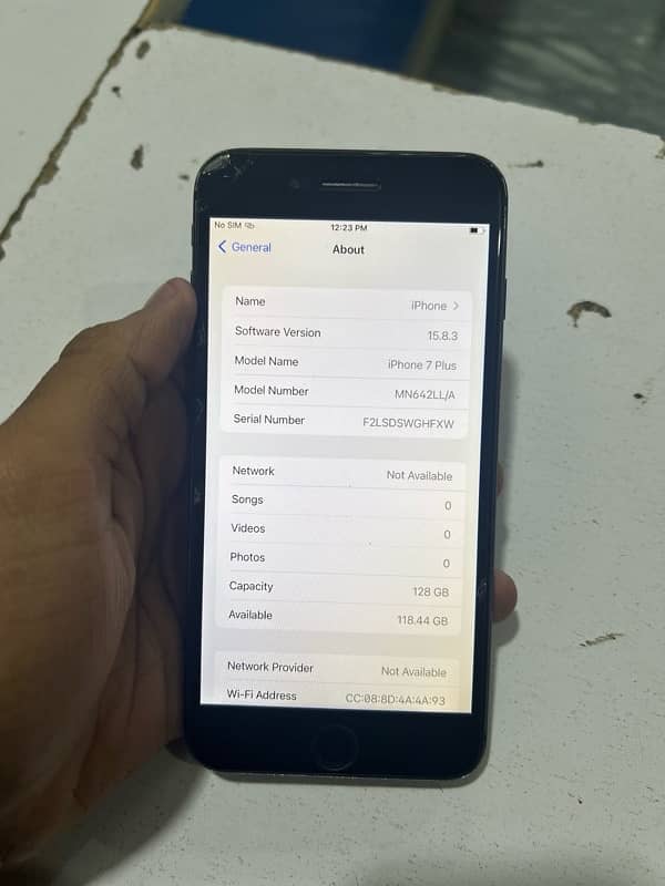 iphone 7plus official pta approved 128gb 0