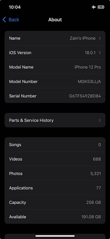 iPhone 12 Pro 256 PTA Approved with Box 2