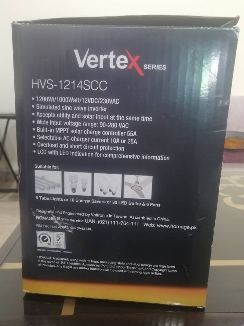 Homage UPS Vertex series HVS-1214SCC 2