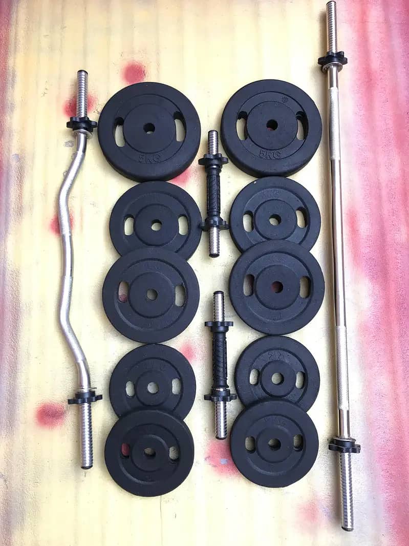 RUBBER COATED DUMBELLS / DUMBELLS PAIR / HOME GYM EQUIPMENTS 0