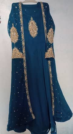 hand embroidery long maxi zinck color