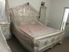 Bedroom furniture, double bed, side tables, dressing table for sale