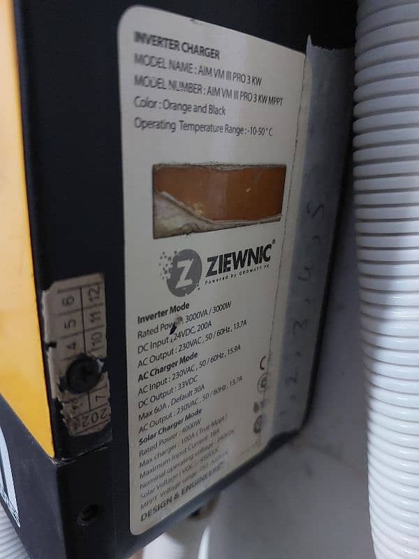 urgent sale ziwnic 3kw inverter final 65k Hoga 2