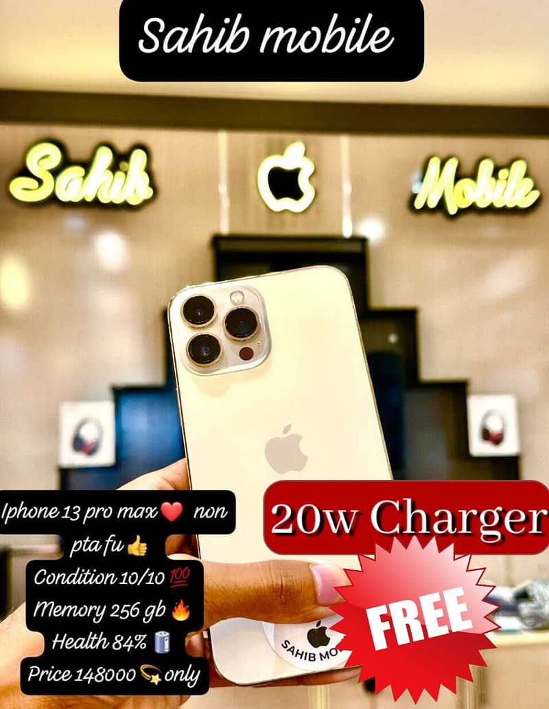 iPhone 13 pro max non pta factory unlock 256 gb 0