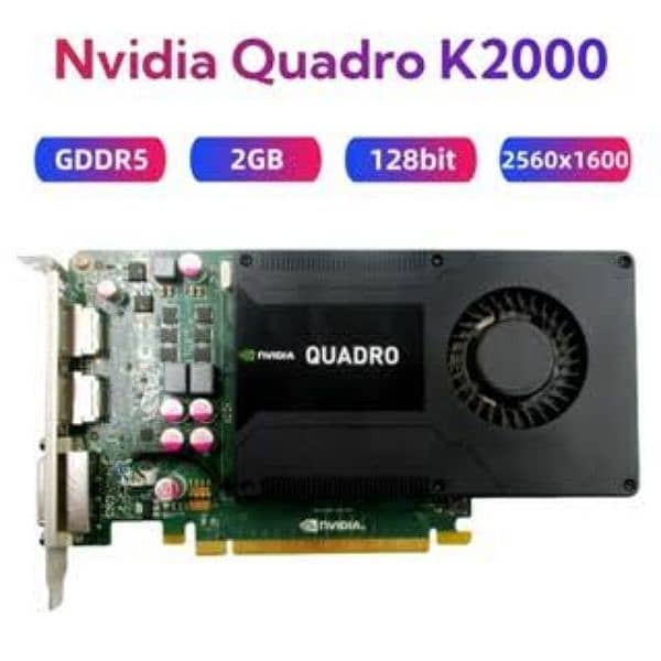 Quadro k2000 2gb ddr5 0