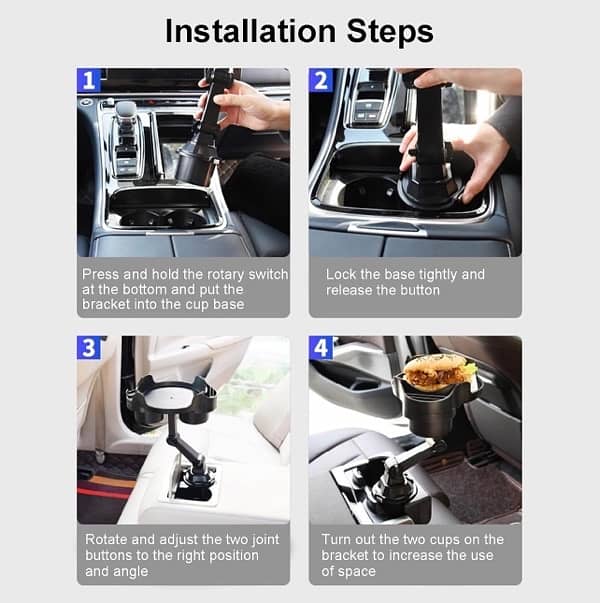 Car cup holder tray 3