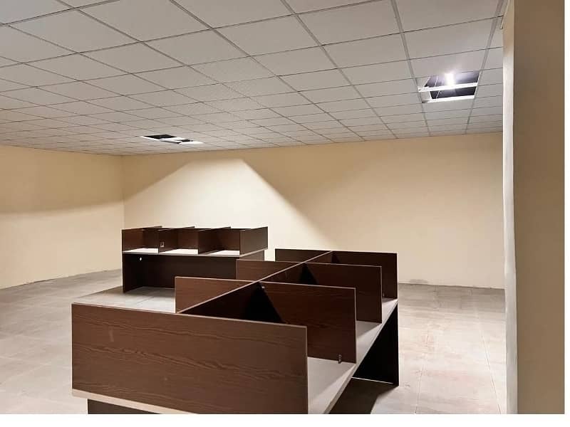 Area 1200 square Feet Brand New Corporation Office Available For Rent in Main Boulevard Road Gulberg 3 Lahore 1