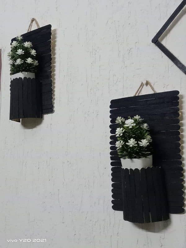 New wall hanging set, made of ice sticks 3