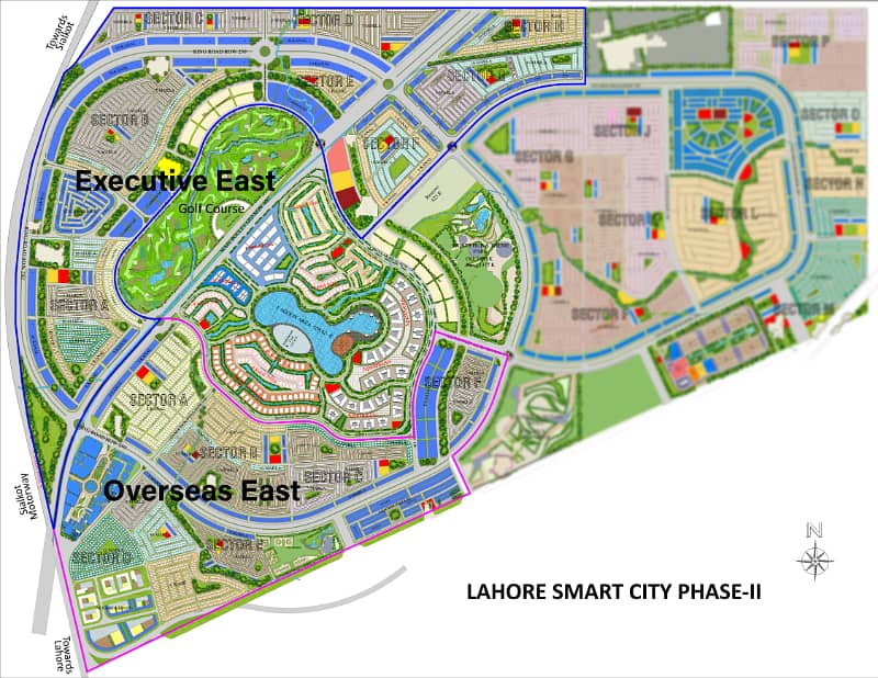 8 MARLA COMMERCIAL PLOT FOR SALE IN OVERSEAS CENTRAL LAHORE SMART CITY 1