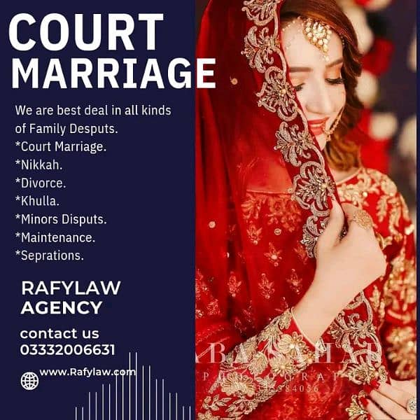 Divorce Papers Rs. 8000/Khulla /Court Marriage Nikkah/Female Lawyer/Nad 2