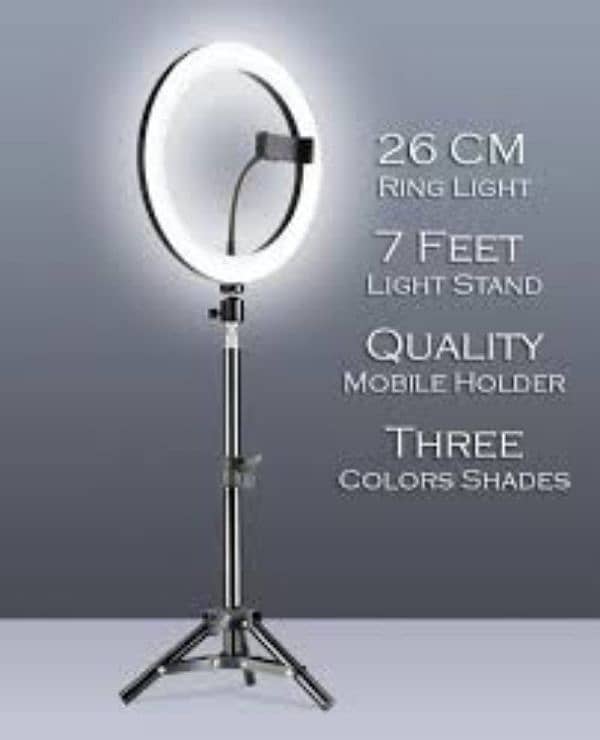 ring light brand new only 2 days used 2