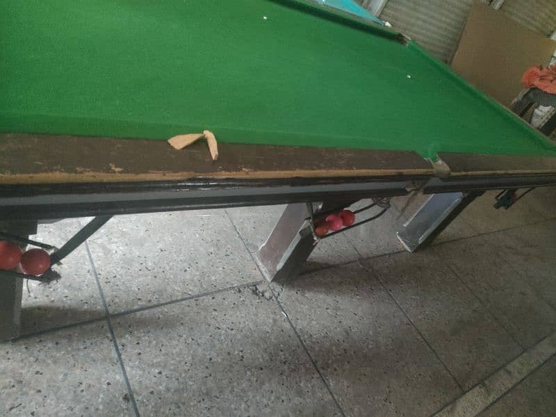 snooker table size 4×8 1