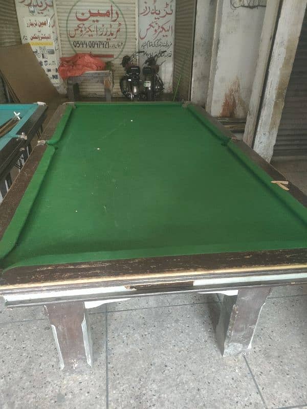 snooker table size 4×8 3