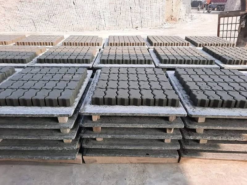 We are manufacturing pavers and kerb stones along with complete Fixing 9