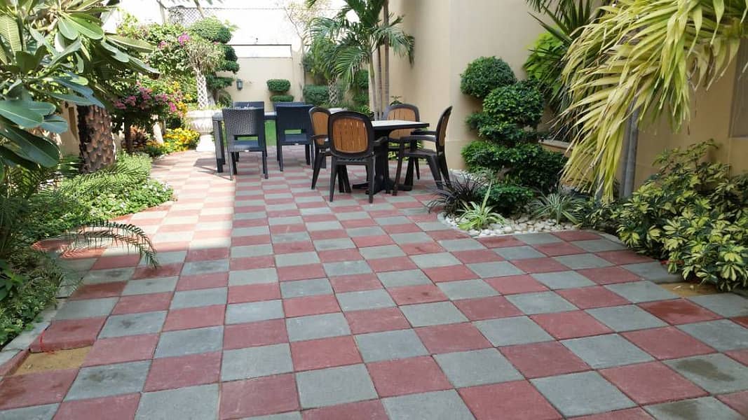 We are manufacturing pavers and kerb stones along with complete Fixing 10