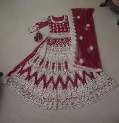 Maroon Bridal Dress