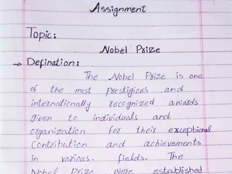 providing you  Handwriting Assignment 0