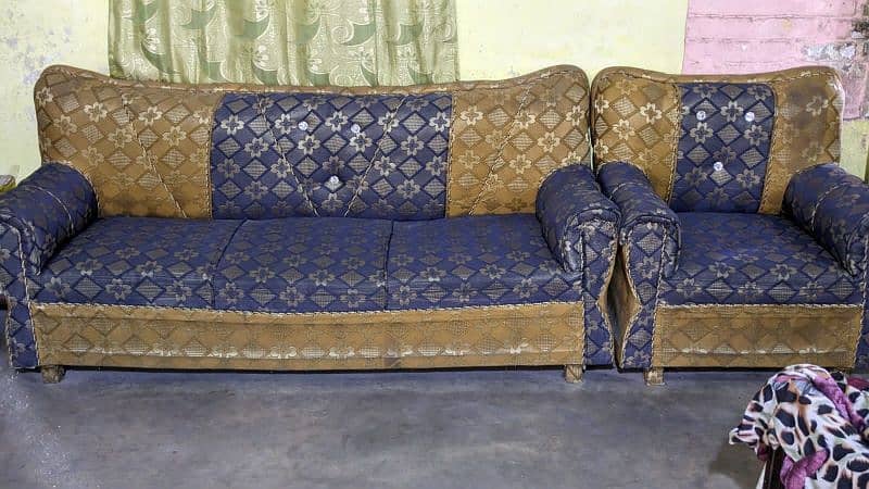 three piece 6 sitter sofa set 5