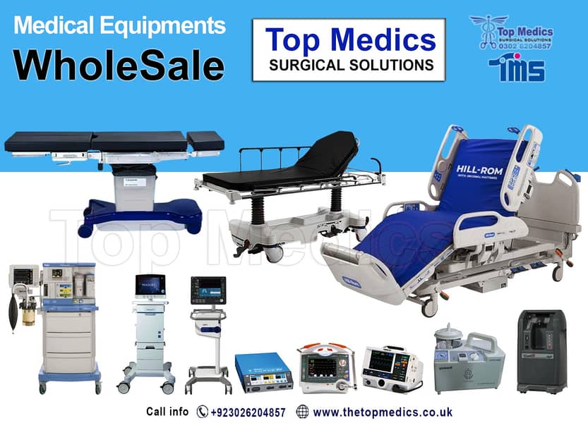 Stretcher trolley /Ventilator/Cardiac Monitor /Section machine/ICU bed 5