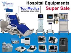 Hospital bed/ OT Table/ Stretcher trolley / Ventilator /  ECG machine