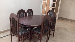 6 chair dining table