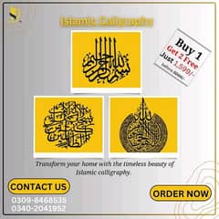 Buy 1 Get 2 Free Calligraphy Deal with Free home Delivery