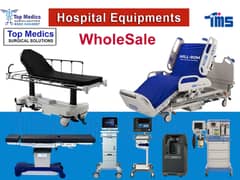 Stretcher trolley /Ventilator/Cardiac Monitor /Section machine/ICU bed