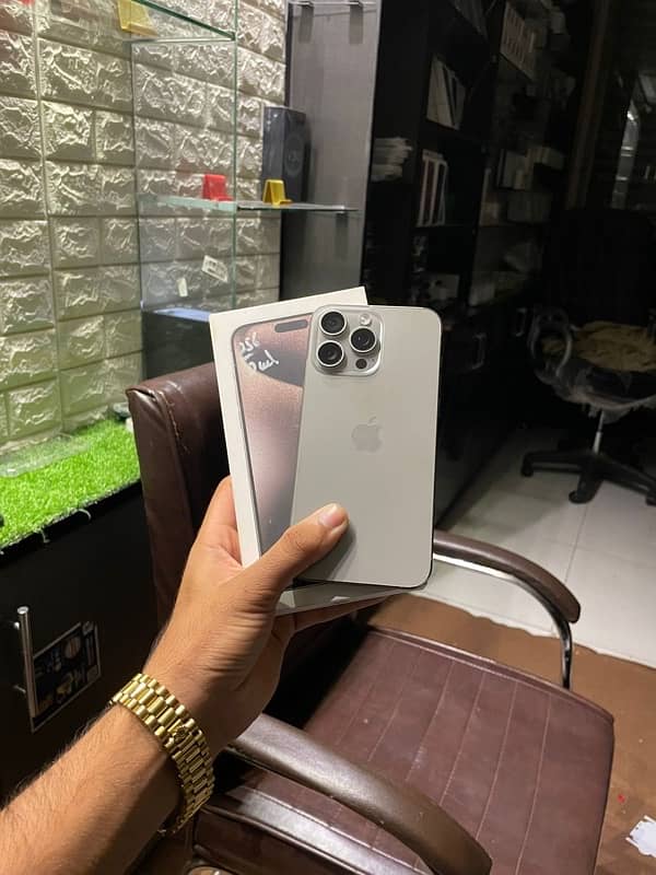 iPhone 15 Pro Max 256Gb PTA Approved 88% Health 1