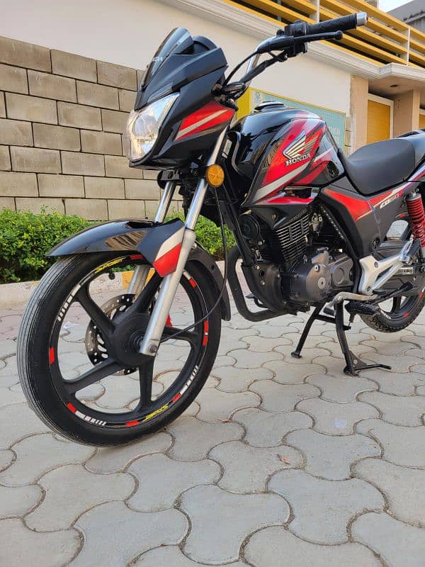 Honda cb 150 f 2018 model black colour hyderabad register 3