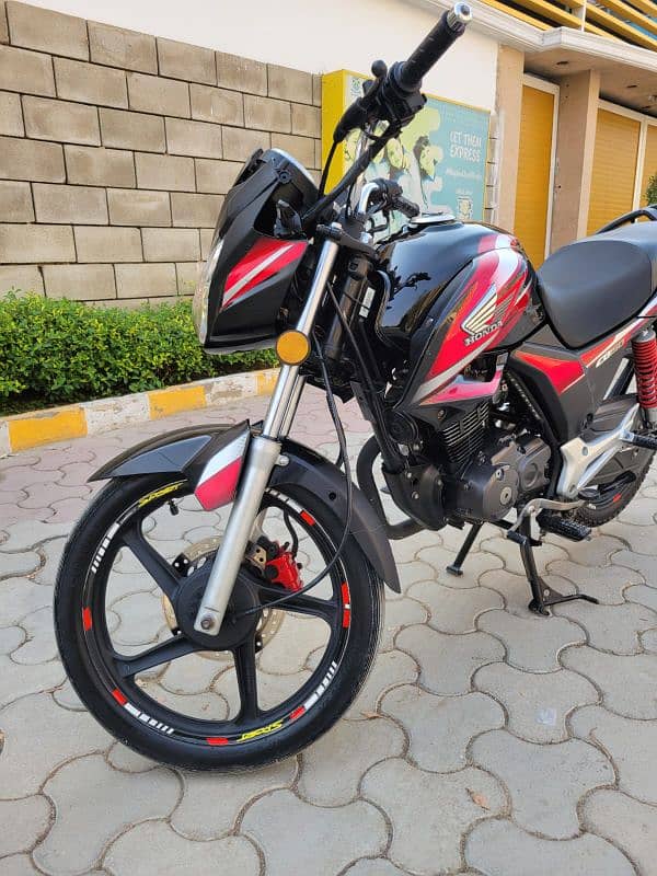 Honda cb 150 f 2018 model black colour hyderabad register 12